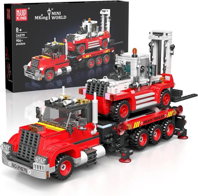 Actual product image Mould King Gabelstapler-Transporter