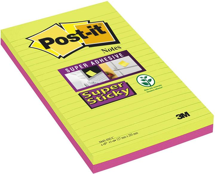 Image du produit Post-it Notes super collantes (200 x 125 mm)