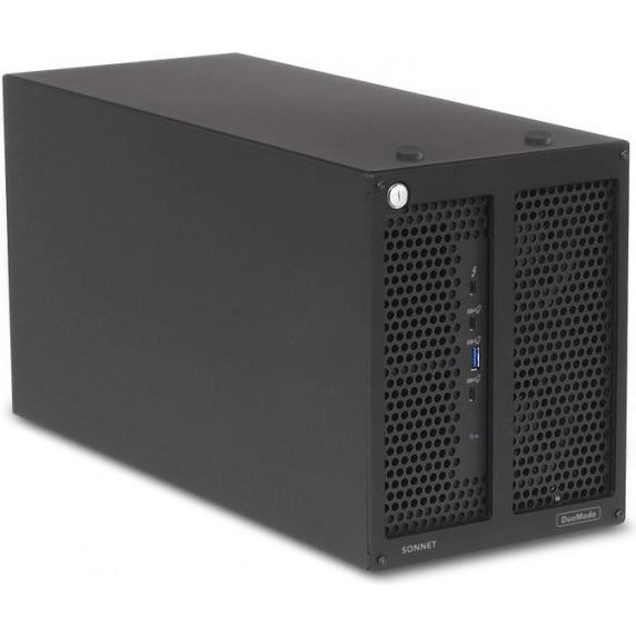 Sonnet DuoModo xMac mini/eGPU Desktop System (PCI-Express), Festplattengehäuse, Schwarz