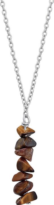 Immagine prodotto Kuzzoi Collana di pietre preziose (Occhio di tigre, Argento 925)
