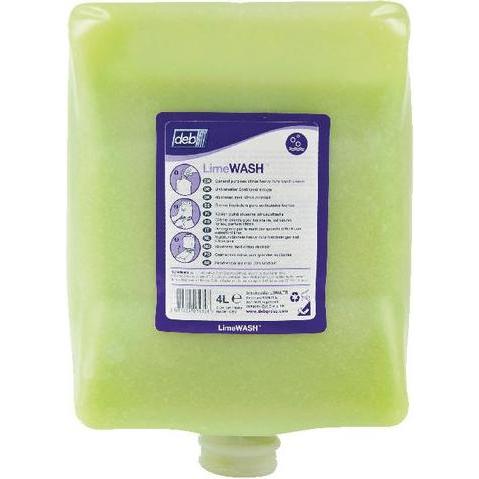 Deb Stoko, Handseife, Håndrens Solopol Lime 4l patron LIM4LTR - (4 liter pr. stk. x 4 ) (Flüssigseife, 4000 ml)