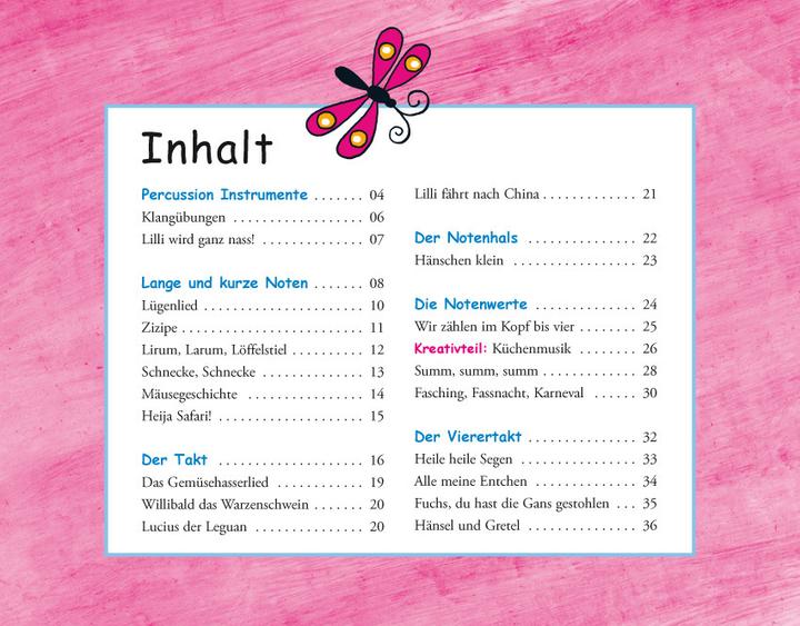 Produktbild Lillis Percussionschule mit CD (Deutsch, Barbara Hintermeier, Birgit Baude, Helmut Hage, 2015)