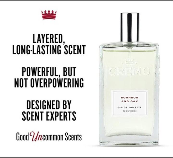 Image du produit Cremo Bourbon & Oak Gift Set for Men - Eau de Toilette 100ml Body Wash 473ml (Coffret de parfum)