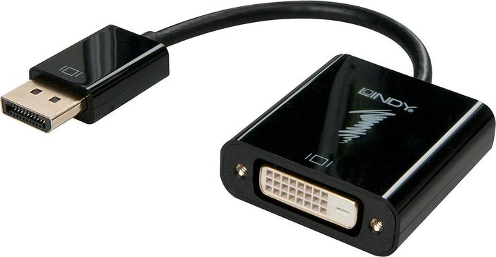 Produktbild Lindy DisplayPort an DVI-D Adapter (aktiv, Eyefinity, Surround, Collage kompatibel) (DVI, 15 cm)