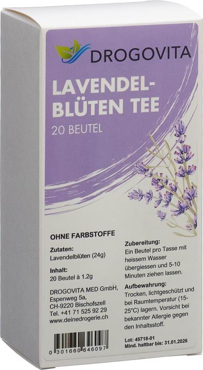 Produktbild Drogovita Lavendel Tee (82 g)