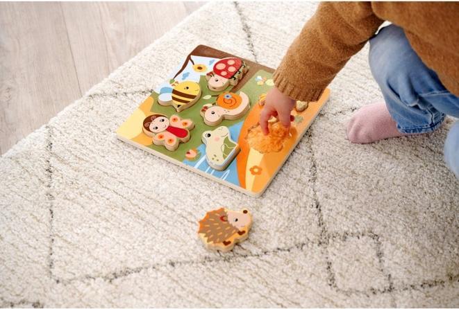Produktbild Eichhorn Fühlpuzzle mit Stoff (8 Teile)