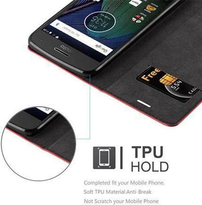 Produktbild Cadorabo Book Invisible Magnet Cover (Motorola Moto G5 Plus)