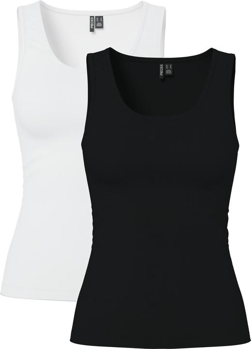 Immagine prodotto Pieces Pcamelia Tank Top 2-Pack Jrs Noos Bc (L)