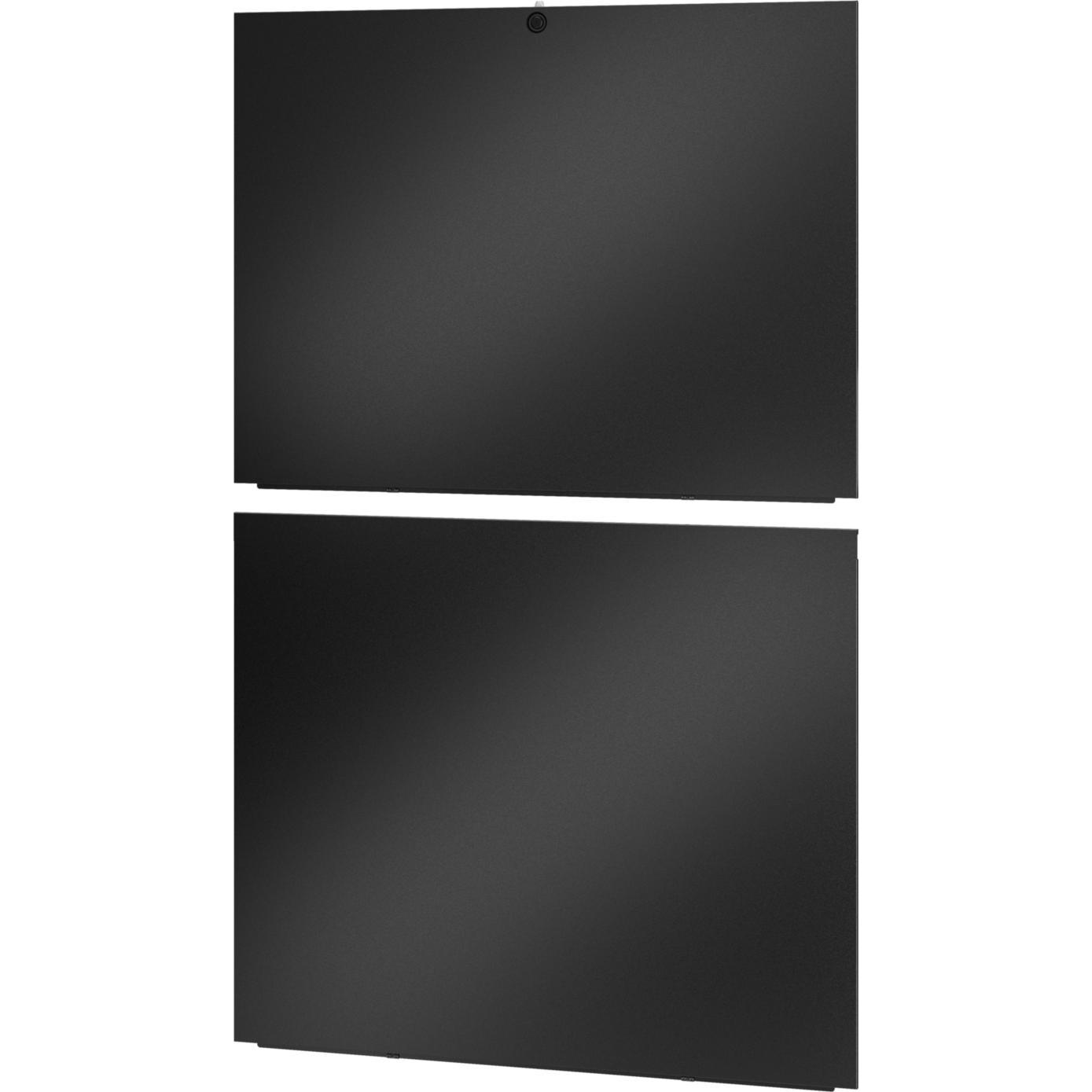 APC Easy Rack Side Panel 42U/1200mm Deep Split Side Panels Qty 2, Serverschrank Zubehör, Schwarz
