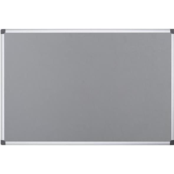 Bi-Office, Präsentationstafel, Pinnwand Maya FA3842170 Aluminiumrahmen Filz 120x120cm grau (120 x 120 cm)