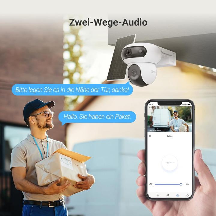 Image du produit EZVIZ HB90+8W Solarmodul (2880 x 1620 Pixels)