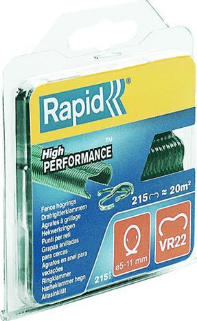 Actual product image Rapid VR22 Ring clips green 215 pieces