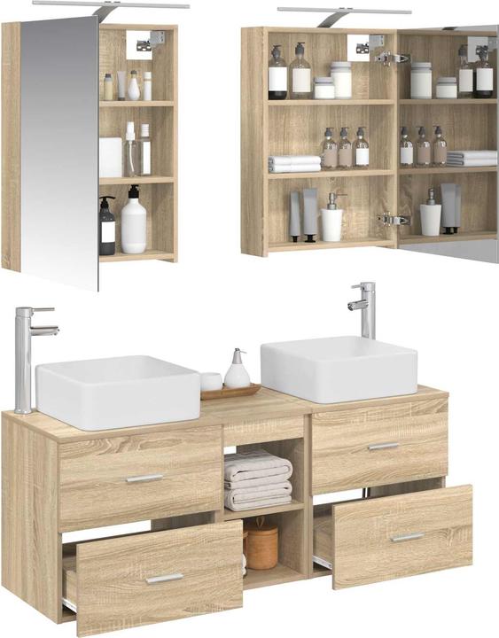 Produktbild vidaXL Badezimmermöbel-Set