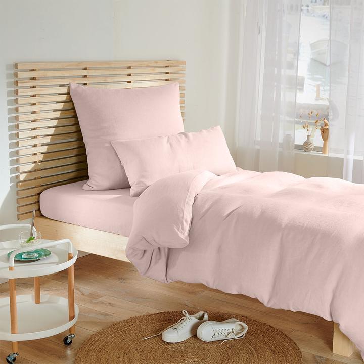 Actual product image Traumschlaf Uni-Linen (Bedding set, 200 x 200 cm, 80 x 80 cm)