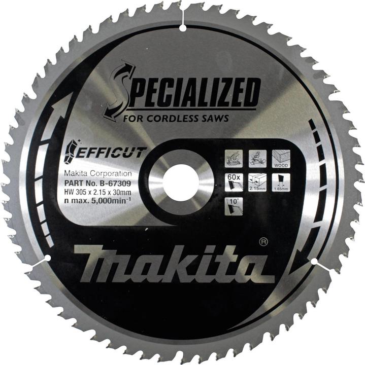 Makita EFFICUT saw blade 305x30mmx60teeth