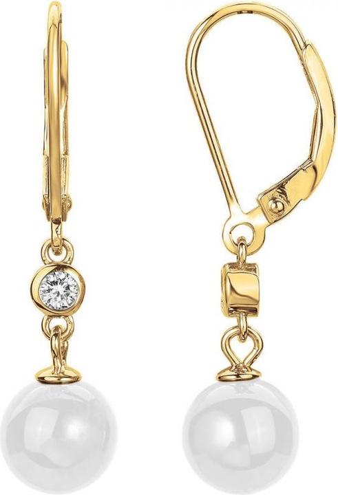 Image du produit Ceranity Boucles D'Oreilles Plaque- Ceramqiue Blanche - Zirconia