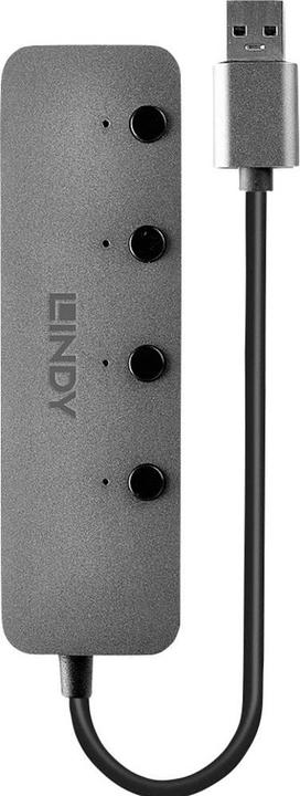 Actual product image Lindy USB 3.0 Hub (USB-A, 4 ports)