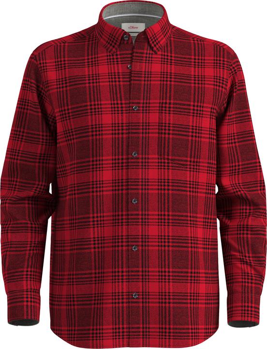 Produktbild s.Oliver Hemd Regular: Karohemd aus Baumwollstretch (XL)
