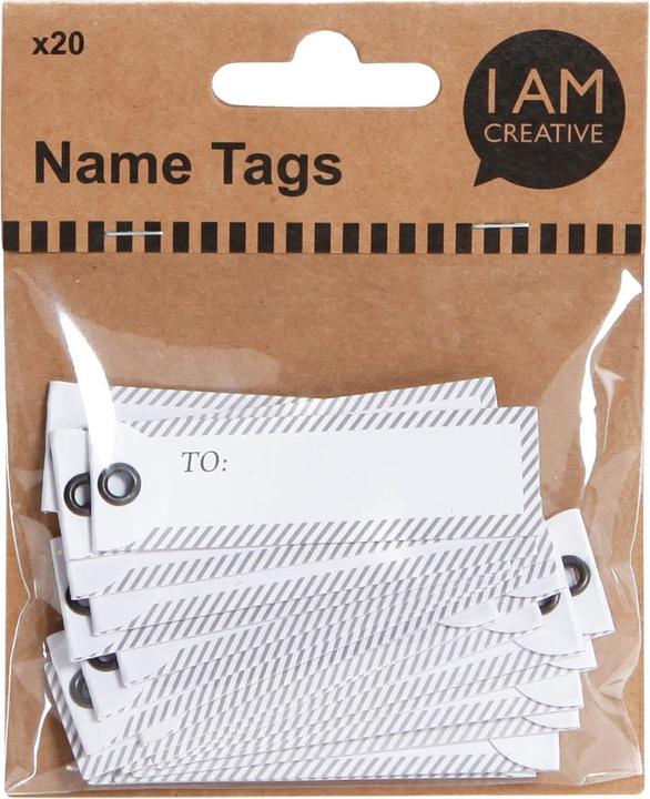 Produktbild I Am Creative Namensanhänger (Geschenkverzierung, 20 x)