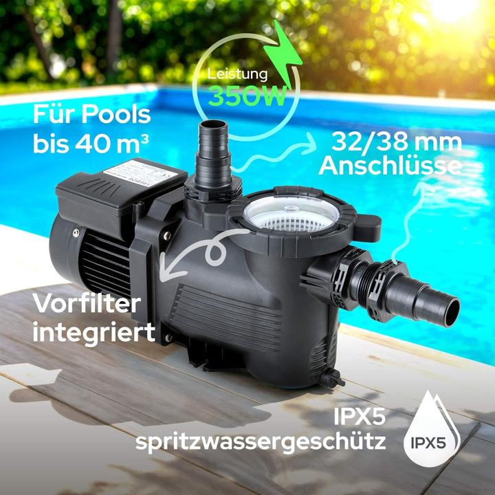 Produktbild Arebos Schwimmbadpumpe