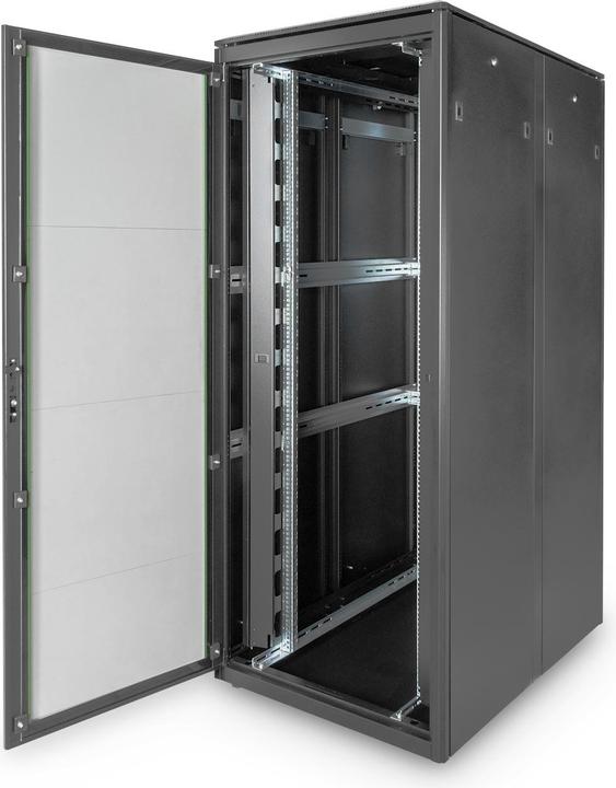 Produktbild Digitus 42U Netzwerkschrank 2053x800x1200mm Farbe schwarz RAL 9005 (42 HE, 19 Zoll Rack)