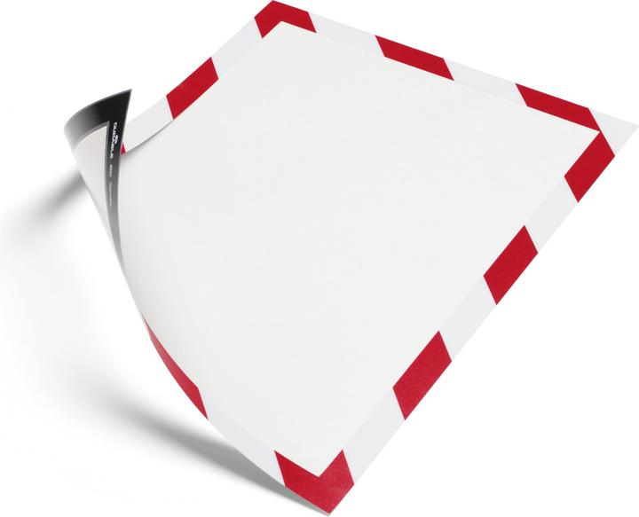 Durable MAGNETRAHMEN SECURITY A4 rot/weiss (A4)