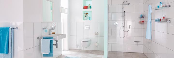 Image du produit tesa LOXX porte-serviettes de bain à deux bras avec solution adhésive sans perçage