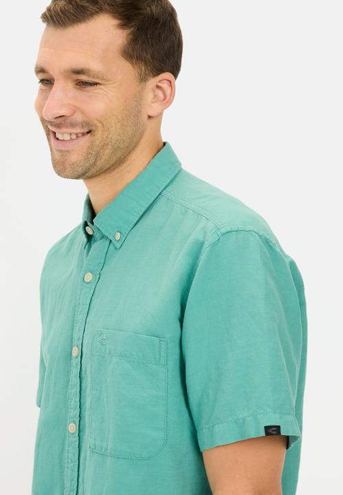 Produktbild Camel Active Kurzarmhemd aus einem Baumwoll-Leinenmix (XL)