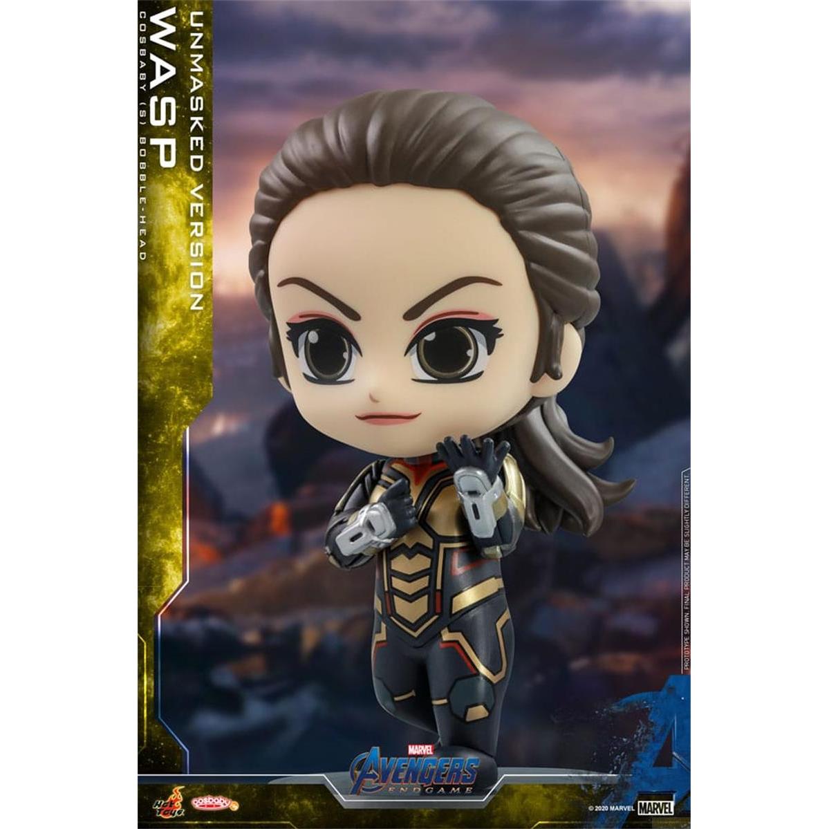 Hot Toys Avengers: Endgame figurine Cosbaby (S) The Wasp (Unmasked Version) 10 cm