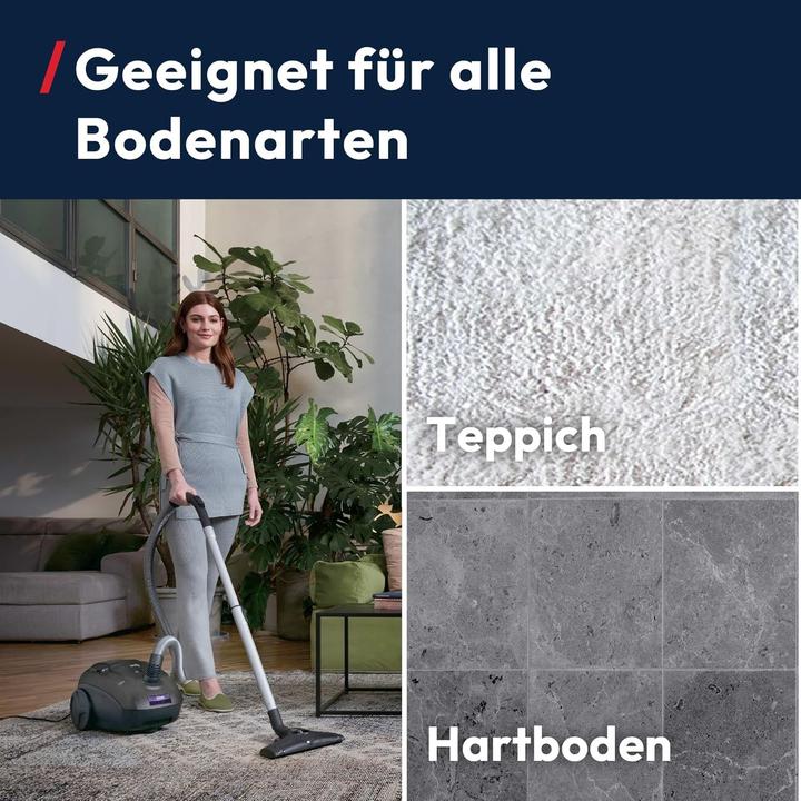 Produktbild Hoover Kompakter leistungsstarker Staubsauger für alle Bodenbeläge mit EPA-Filter und integriertem Zubehör