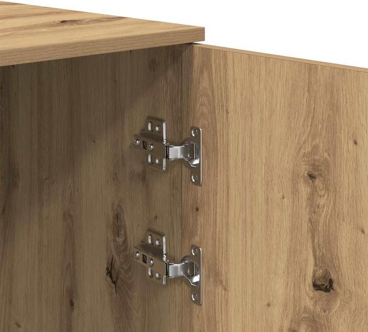 Image du produit vidaXL Armoire de stockage Chêne Artisan 50x45x103,5 cm Armoire en bois composite (45 x 50 x 103.50 cm)