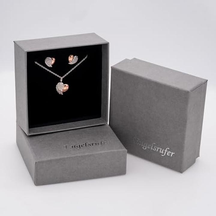 Image du produit Engelsrufer Ensemble de bijoux élégant avec symbole de fleur de vie pour harmonie et équilibre