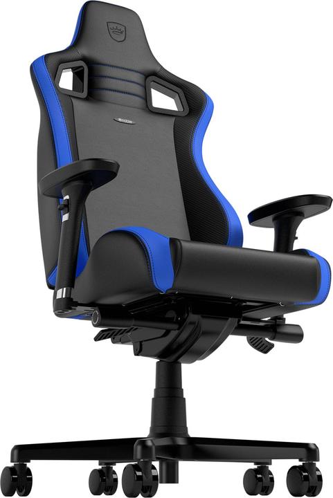 Image du produit noblechairs Chaise de jeu EPIC Compact - noir/carbone/bleu