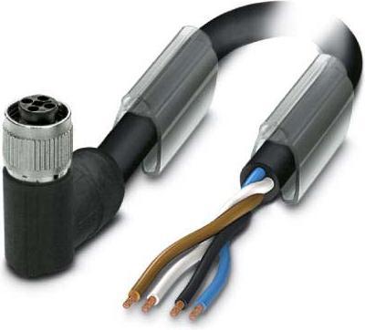 Produktbild Phoenix Contact 1089987 Sensor-/Aktor-Anschlussleitung Buchse, gewinkelt 10 m Polzahl: 4 1 St.