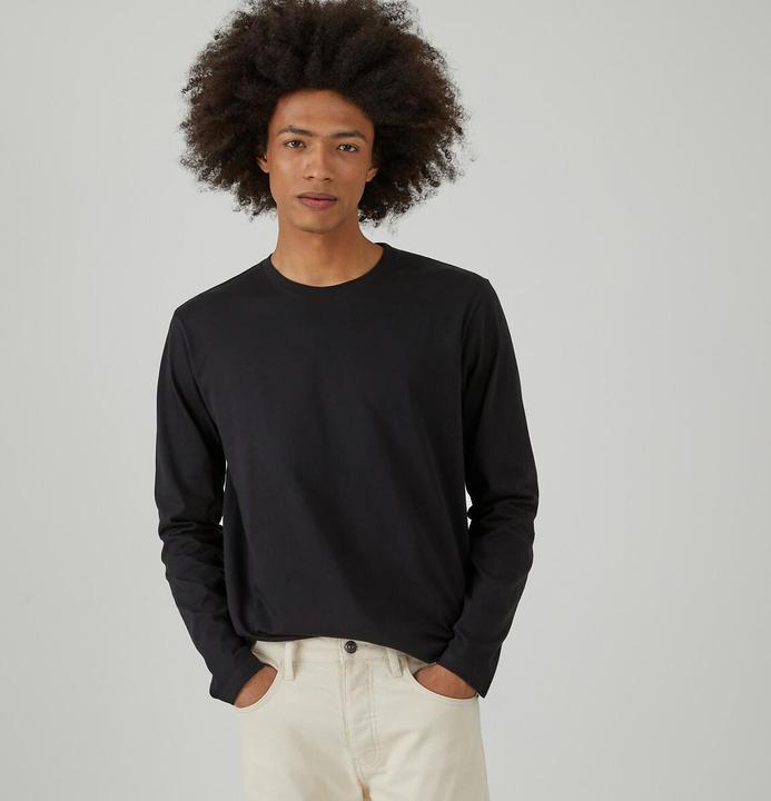 Produktbild La Redoute Collections Shirt mit rundem Ausschnitt (XXL)