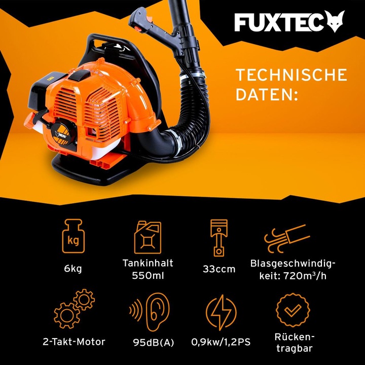 Produktbild Fuxtec FX-LB133T (Benzinbetrieb, Laubbläser)