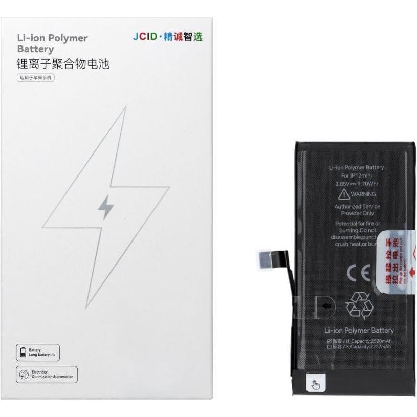 NoName Battery JCID JCID Battery for iPhone 12 mini 2520 mAh (high capacity), Batteria smartphone