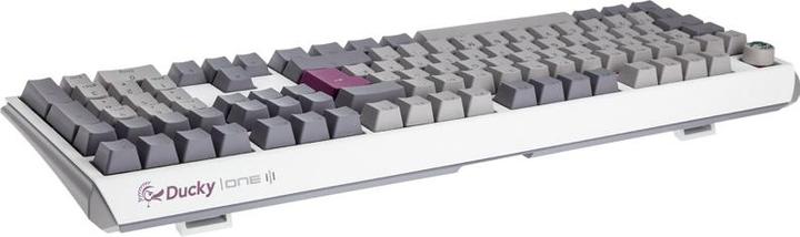 Produktbild Ducky One 3 Mist Grey Gaming Tastatur, RGB LED - MX-Blue (DE, Kabelgebunden)