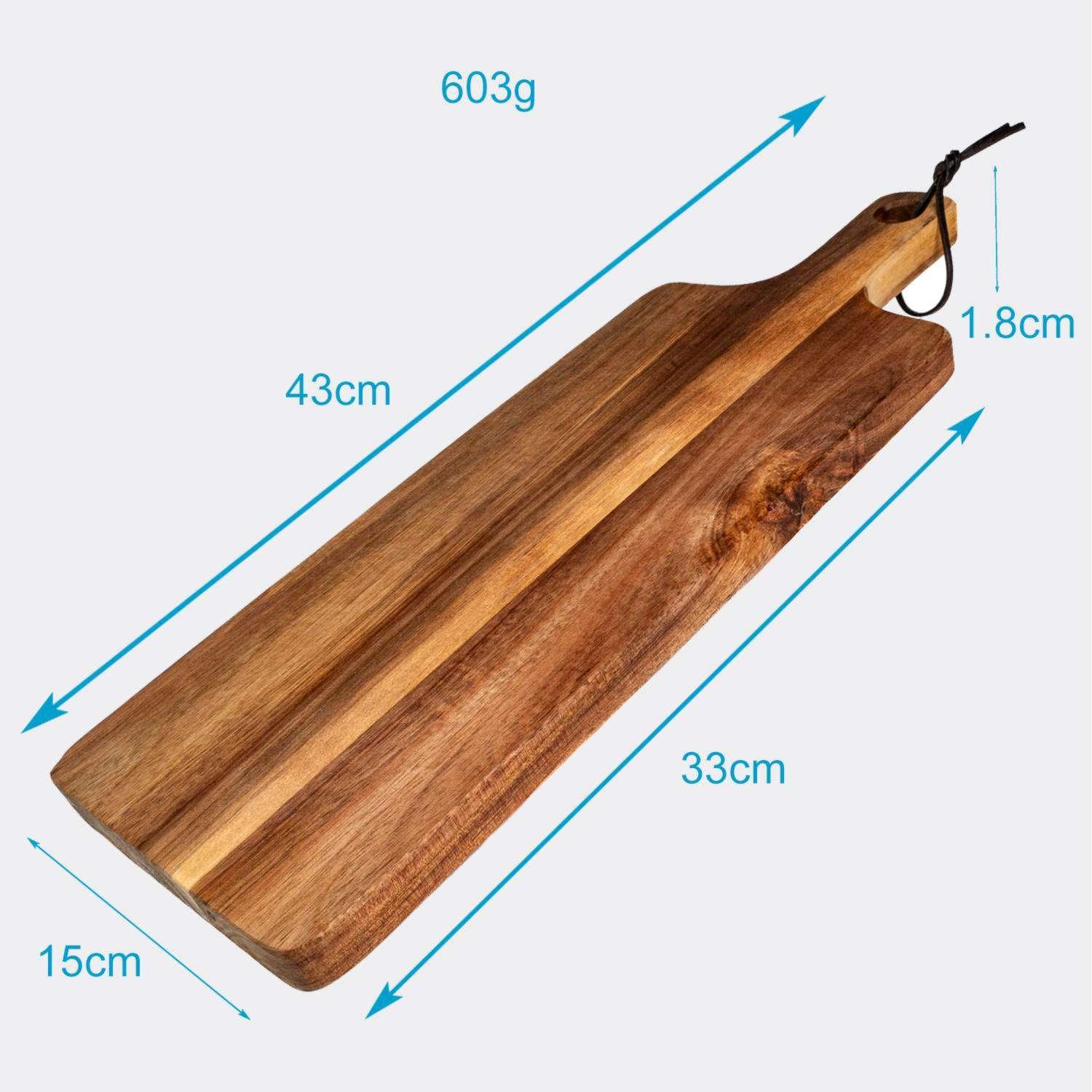 Thumbnail - Intirilife Schneidebrett aus Holz, Schneidebrett, Braun
