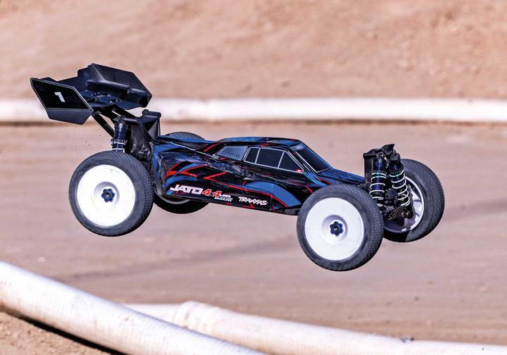 Produktbild Traxxas JATO 4x4 VXL 4S Brushless blau 1/8 RTR, HD-Teile, ohne Akku/Lader (RTR Ready-to-Run)