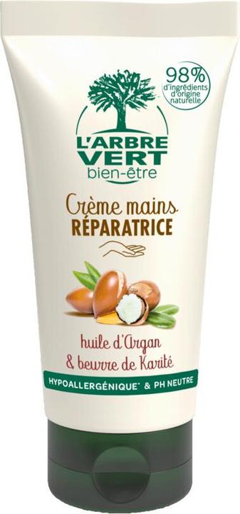 Produktbild L'arbre vert Öko Handcreme Reparierend mit Arganöl und Sheabutter (75 ml)