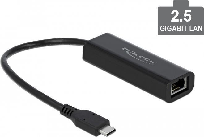 Actual product image Delock Adapter USB Type-C (Thunderbolt 3, USB-C, RJ45 2.5 Gigabit Ethernet (1x))