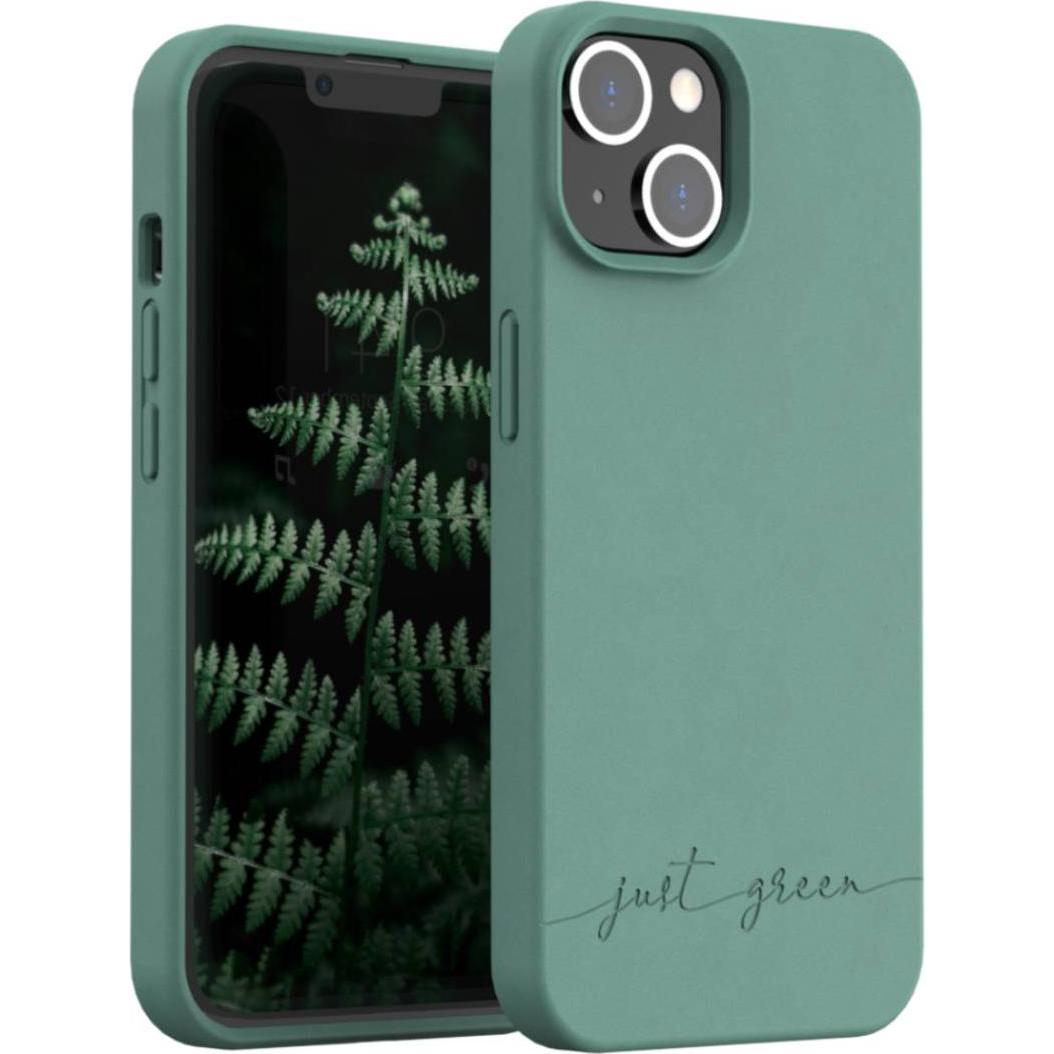 Bigben Bio Case (Apple iPhone 14), Smartphone Hülle, Grün