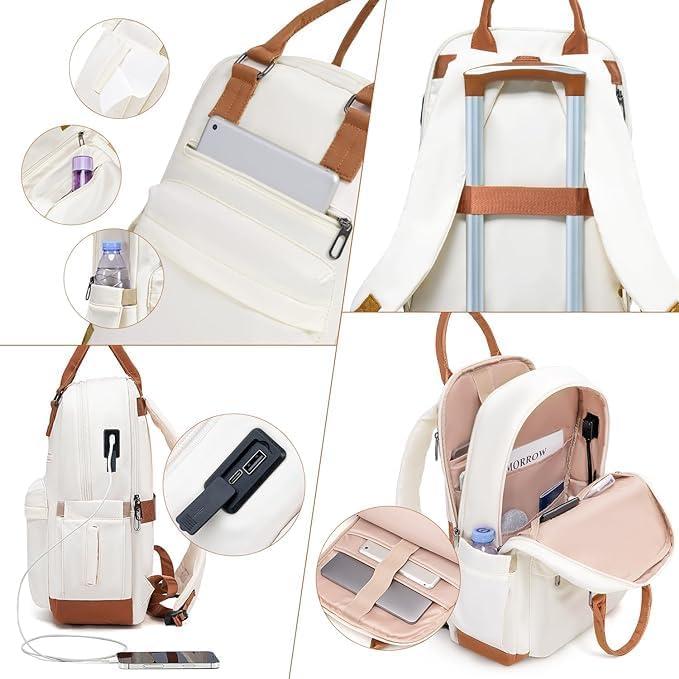 Actual product image Coolife 5-teiliges Hartschalenkoffer-Set mit Reiserucksack & Kulturbeutel (93 l, Hand luggage (up to 50 litres), M (50 - 90l), L (90 - 115l))