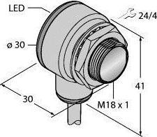 Actual product image Turck Through-beam sensor