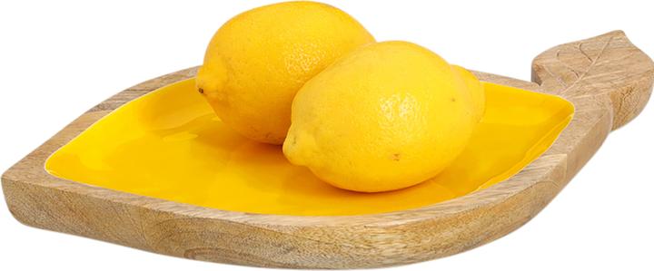 Produktbild Zeller Present Servierschale Lemon Mangoholz gelb 37x23x2 cm