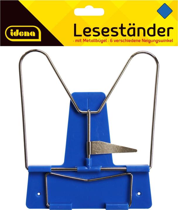 Produktbild Idena Leseständer mit Metallbügel blau