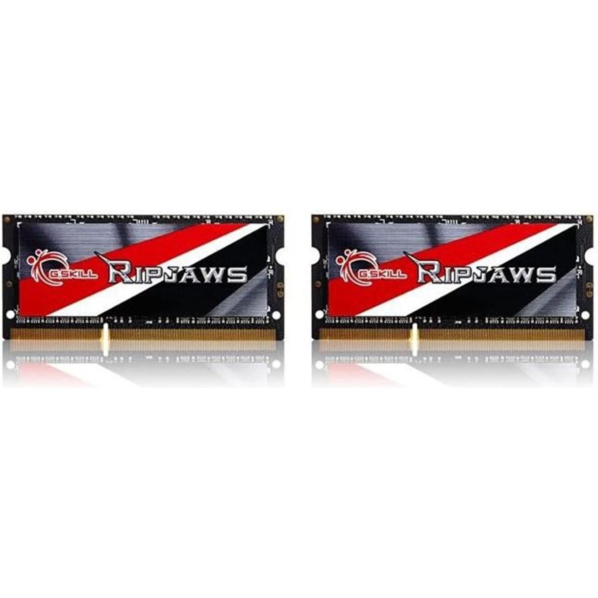 G.Skill Ripjaws (2 x 4GB, 1600 MHz, DDR3-RAM, SO-DIMM), Memoria RAM, Nero