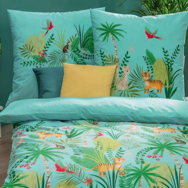 Produktbild Kaeppel Kinder-Bettwäsche "Tropical Wildlife" (Kopfkissenbezug, 135x200 cm, 80x80 cm)