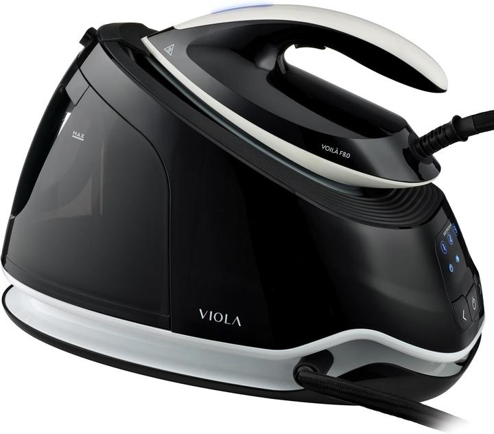 Actual product image Viola Dampfbügeleisen mit Dauerbeladung, 8 Bar Druck, Anti-Kalk, automatische Programme (400 g/min)